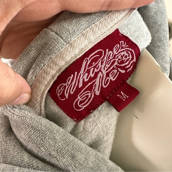 Gray Women’s Lace Zip-Up Hoodie Sweater - Picture 5 of 5